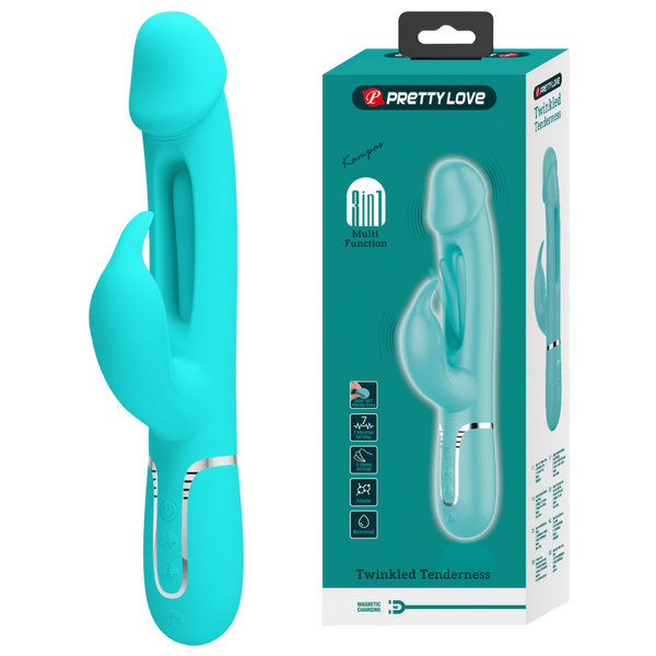 Kampas - 3in1 Multi-function Vibrator (Seafoam)