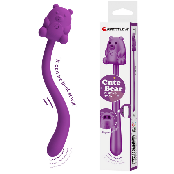 Cute Bear Flirting Stick (Purple)-BW-500032-2