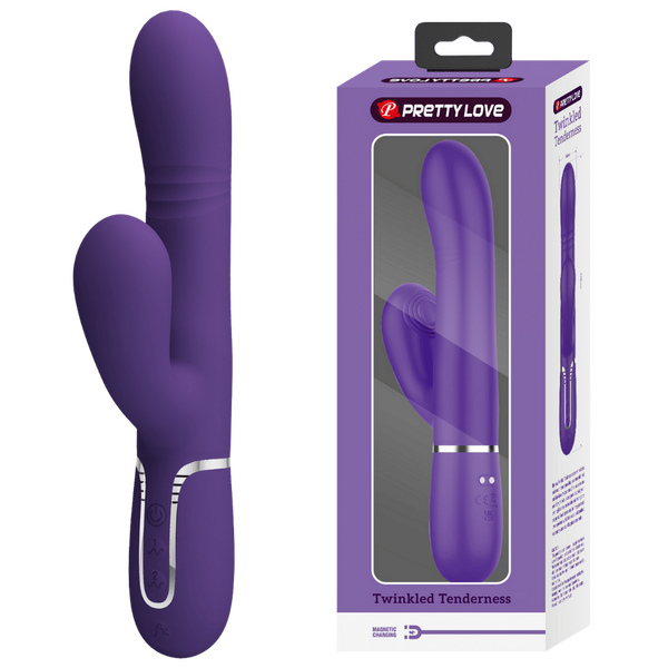 Mariana - 4in1 Multi-function Vibrator (Dark Purple)-BW-500034-2