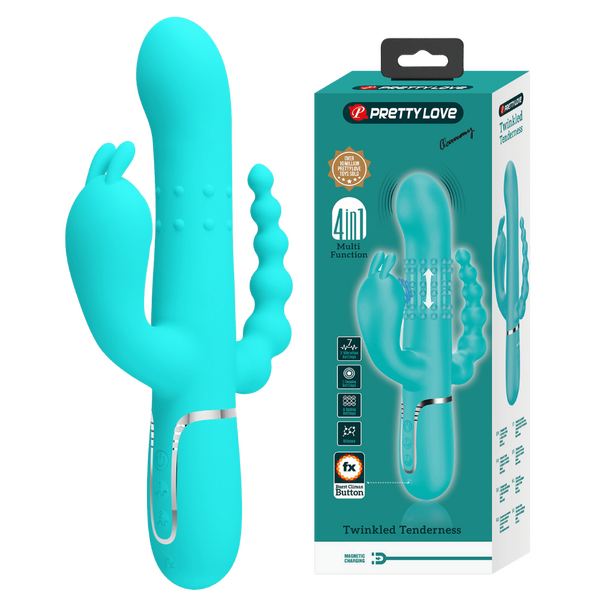 Cammy - 4in1 Multi-function Vibrator (Seafoam)-BW-500036-1