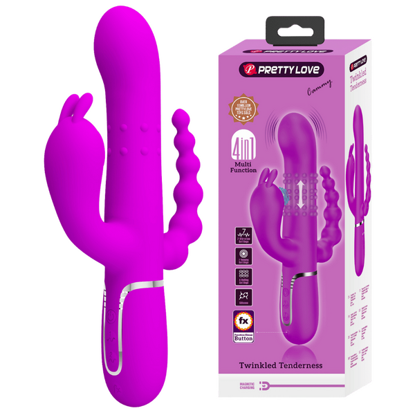 Cammy - 4in1 Multi-function Vibrator (Pink)-BW-500036