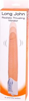 Long John Realistic Thrusting Vibrator (Flesh)