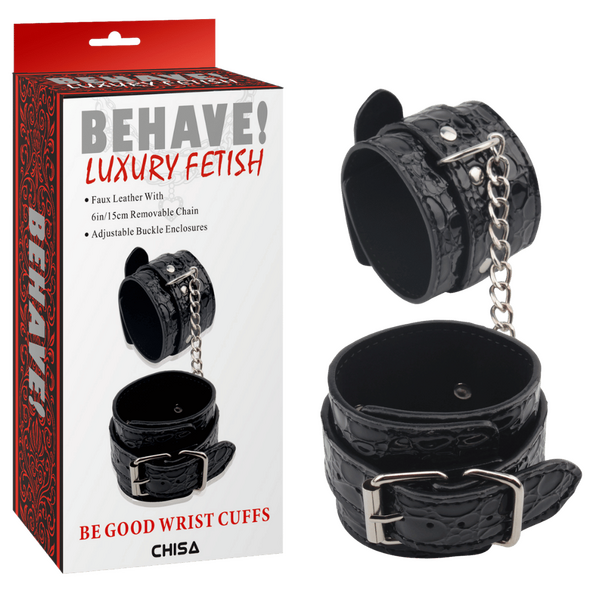 Be Good Wrist Cuffs (Black)