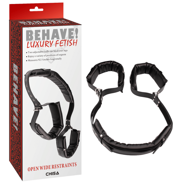 Open Wide Restraints (Black)