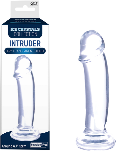 Intruder 4.5 Transparent Dildo (Clear)"