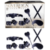 Sovereign Luxury Bondage Set (Black) (Alligator Print)-FKR006A000-077