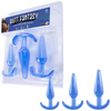 Butt Fantasy - Triple Tapered Anal Plug Set (Blue)