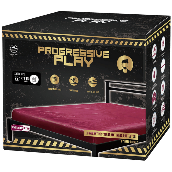 Lubricant Resistant Mattress Protector (Red) (King Size)-FNT011A000-008