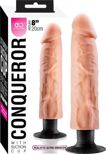 Conqueror 8 Dildo (Flesh)"