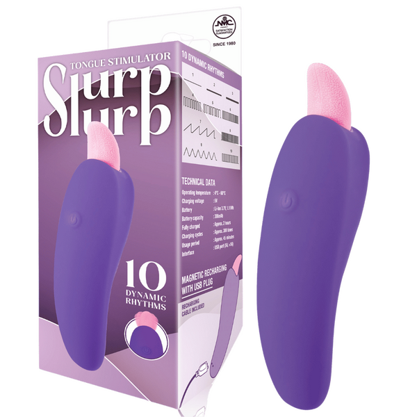Slurp Slurp - Tongue Stimulator (Purple)-FPBQ029A000-022