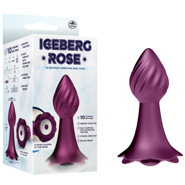 10 Rhythms Vibrating Anal Plug (Pink)