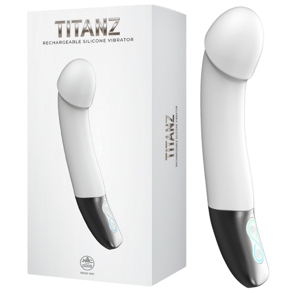 Rechargeable Silicone Vibrator (White)