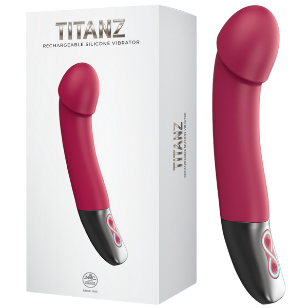 Rechargeable Silicone Vibrator (Pink)