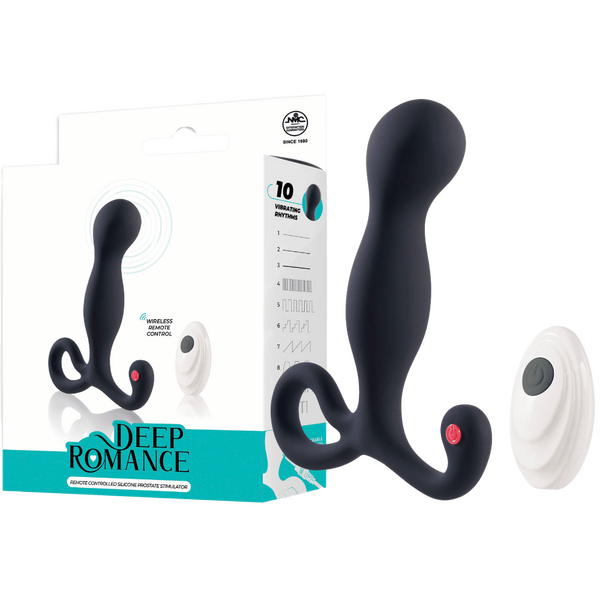 Remote Controlled Silicone Prostate Stimulator (Black)