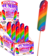 Jumbo Rainbow Cock Pops (6 X Display)