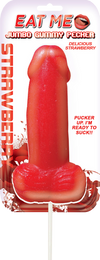 Jumbo Gummy Cock Pop - Strawberry