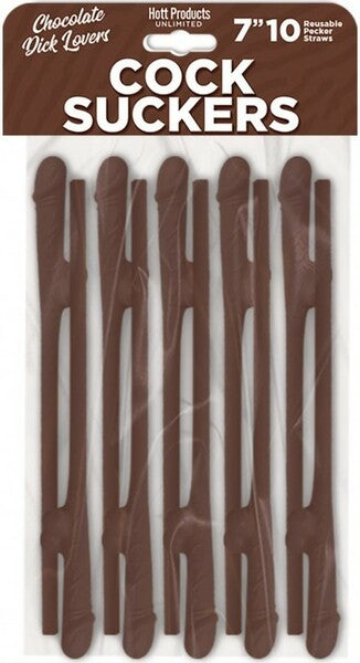 Cocksucker Reusable Straws (Chocolate Colored)