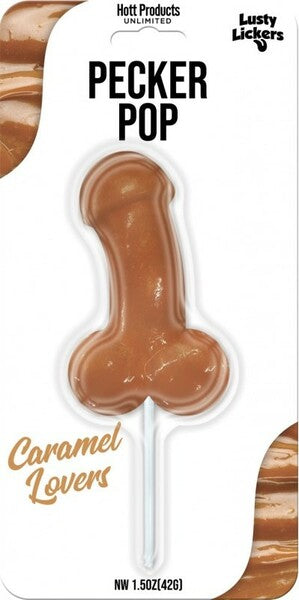 Lusty Lickers Pecker Pop (Caramel)