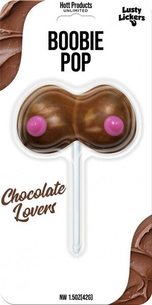 Lusty Lickers Boobie Pop (Chocolate)