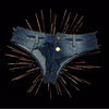 BeWicked Sexy Cut Off Low Waist Mini Denim Booty Shorts - Medium