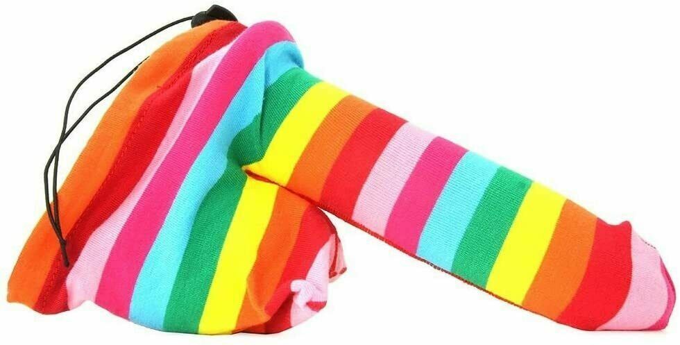 Rainbow Huggie Cock Sock