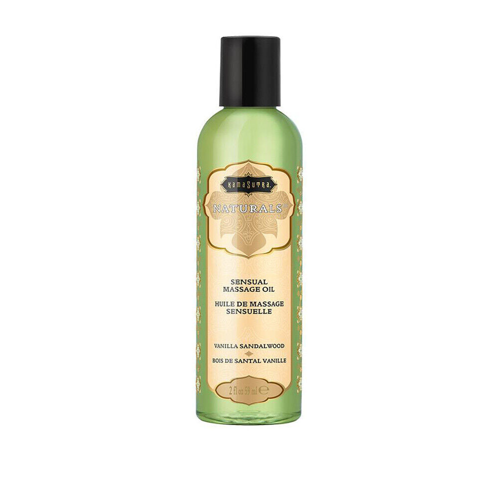 Kamasutra Naturals Sensual Massage Oil Vanilla Sandlewood-59ml