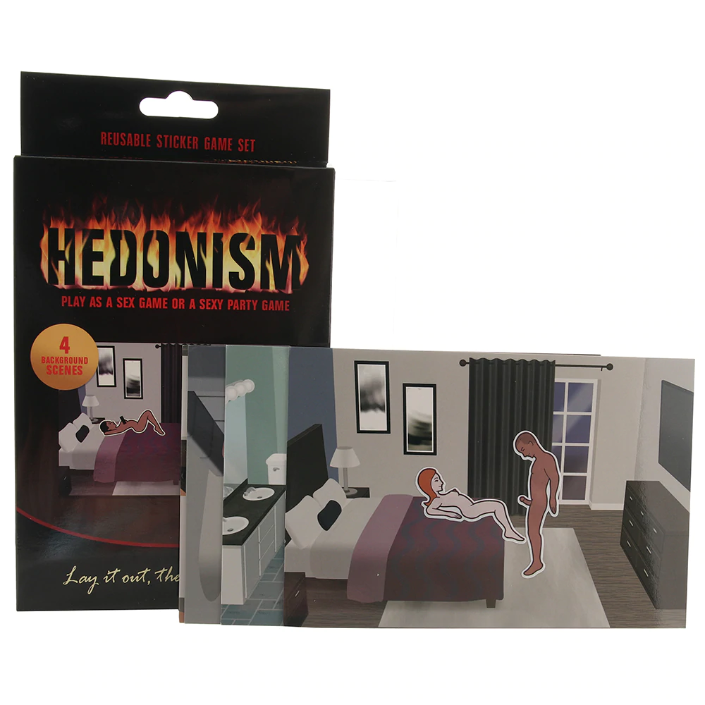Hedonism Reusable Sticker Game Set Position Fantasy Game Do it Anway you Want