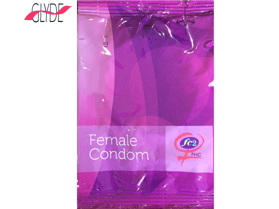 Glyde Newest Latest FC2 Female Condoms Femidom X 1