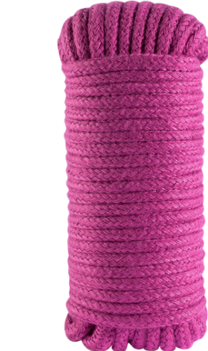 Sex Extra Cotton Rope - 10 m Length - Pink - Bondage