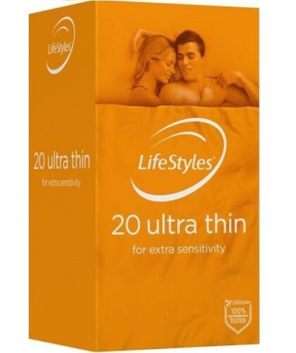 Ansell Lifestyles Ultrathin Condom Ultra Thin 20 Bulk Buy Condoms Sexual Wellnes