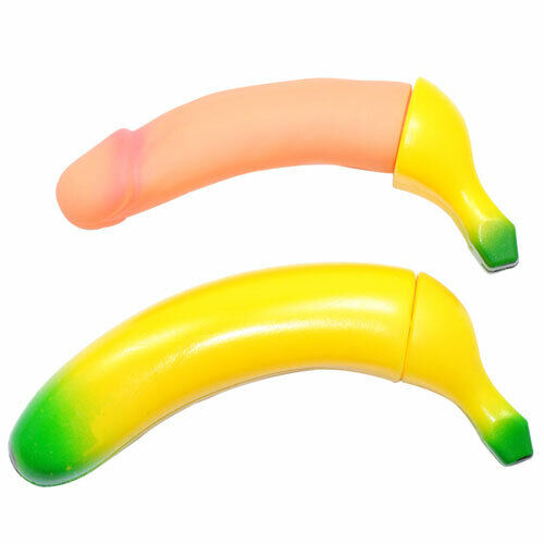 Man's Sexy Squirting Banana Penis Pecker Willy Dicky Squirt Gag Adult Party Joke