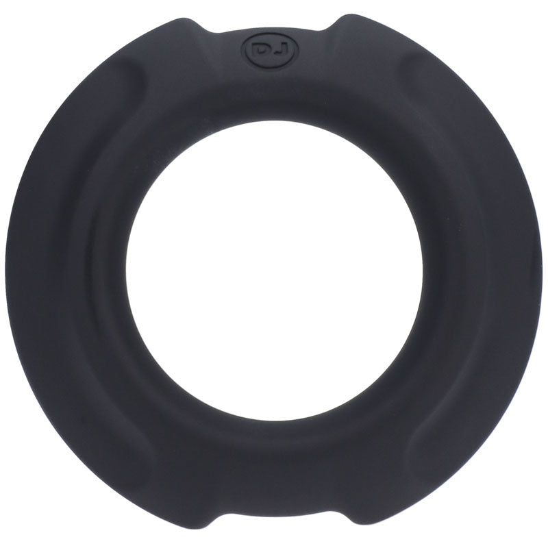 OptiMALE FlexiSteel Cock Ring - Black 35mm-(0690-34-bx)