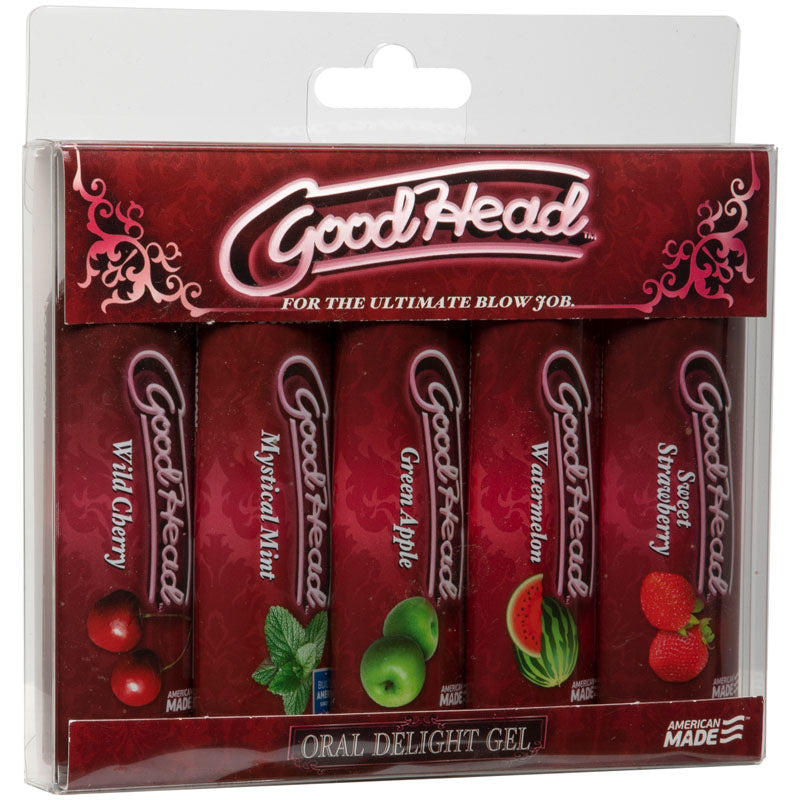 Goodhead Oral Delight Gel 5-Pack-(1360-11-bx)