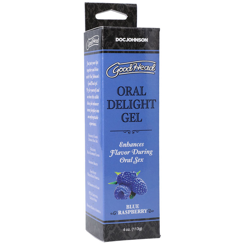 GoodHead Oral Delight Gel - Blue Raspberry-(1361-08-bx)