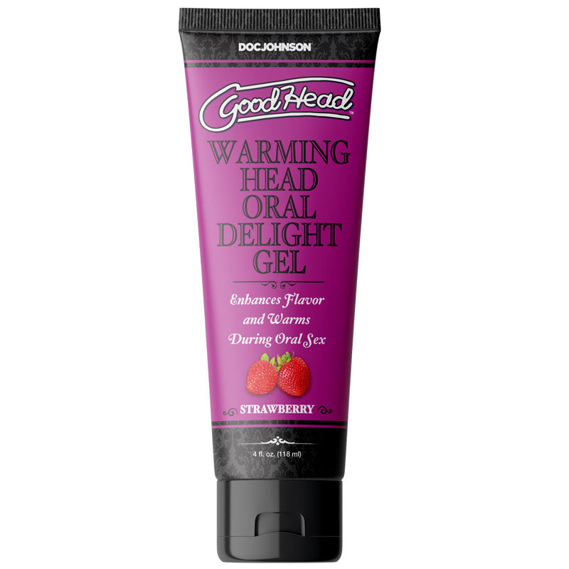 GoodHead Warming Head Oral Delight Gel - Strawberry-(1361-13-bx)