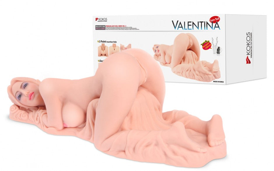 Kokos Real Doll Valentina - Flesh Lifelike Doggy Style Body Masturbator - Early2bed