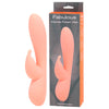 Seven Creations Fabulous - Peach 21.1 cm USB Rechargeable Rabbit Vibrator - Early2bed