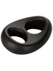 Load image into Gallery viewer, Ultra-Soft Dual Ring - Black Cock Ring
