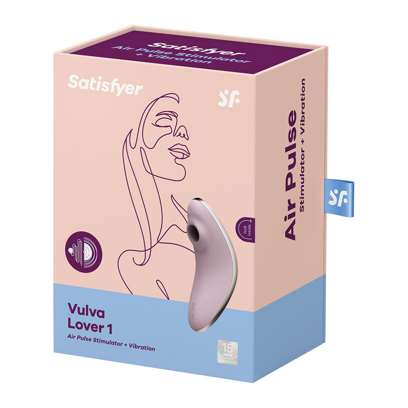 Satisfyer Vulva Lover 1 - Violet - Violet Air Pulse Clitoral Stimulator