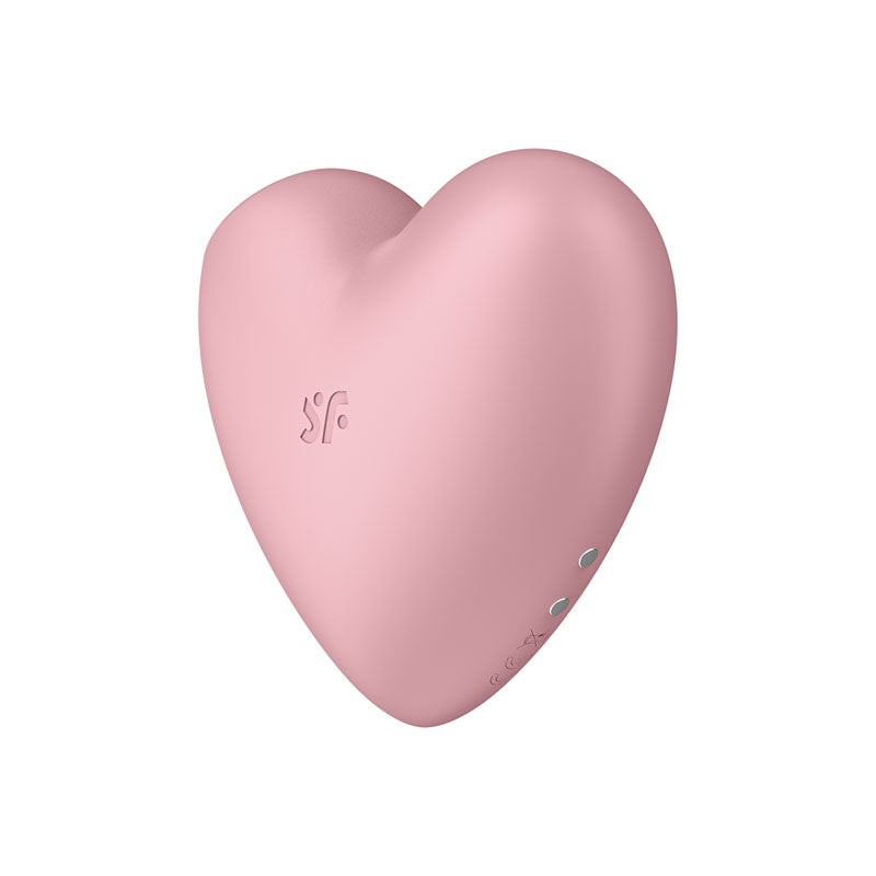 Satisfyer Cutie Heart - Light Red - Air Pulsation Stimulator with Vibration