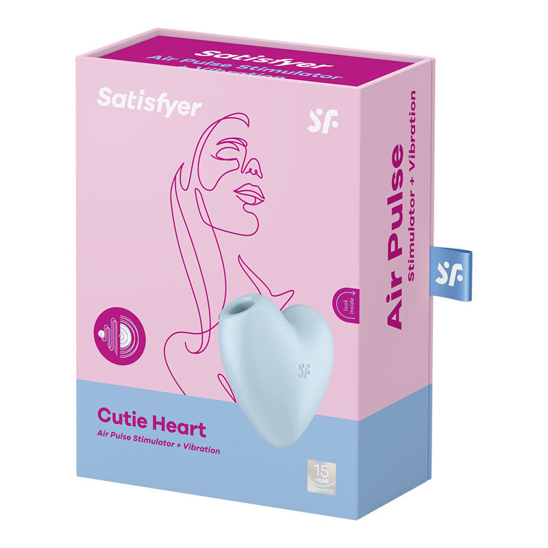 Satisfyer Cutie Heart - Blue - Clitoral Stimulator - (4037271)