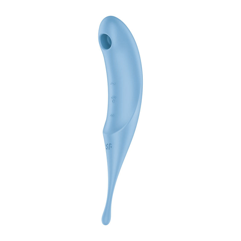 Satisfyer Twirling Pro - Blue USB Rechargeable Air Pulse & Point Clitoral Stimulator - 4043920