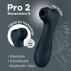Satisfyer Pro 2 Gen 3 with App Control - Dark Grey -Rechargeable Clit Stimulator - 4051857