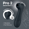 Satisfyer Pro 2 Gen 3 - Dark Grey -Rechargeable Clit Stimulator - 4051888