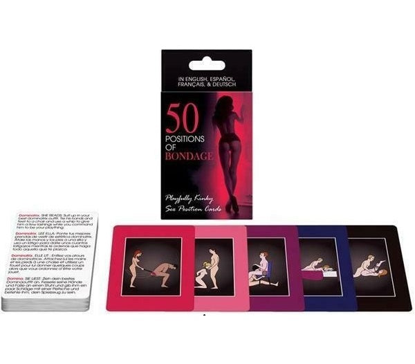 50 Positions Of Bondage - Couples Card Game