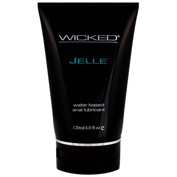 Wicked Jelle - Water Based Anal Lubricant - 120 ml (4 oz) Bottle