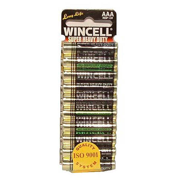 Wincell Aaa Super Heavy Duty Batteries-(aaabp10sh)
