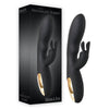 Adam & Eve The Midnight Rabbit - Black 20.3 cm (8'') Rabbit Vibrator - AE-BL-1660-2