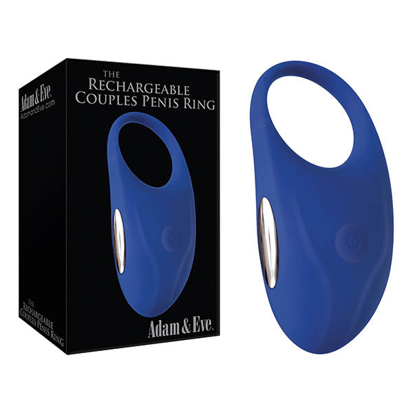Adam & Eve Rechargeable Couples Penis Ring-(ae-bl-2841-2)