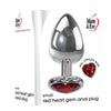 Adam & Eve Red Heart Gen Plug - Small-(ae-wf-8102-2)